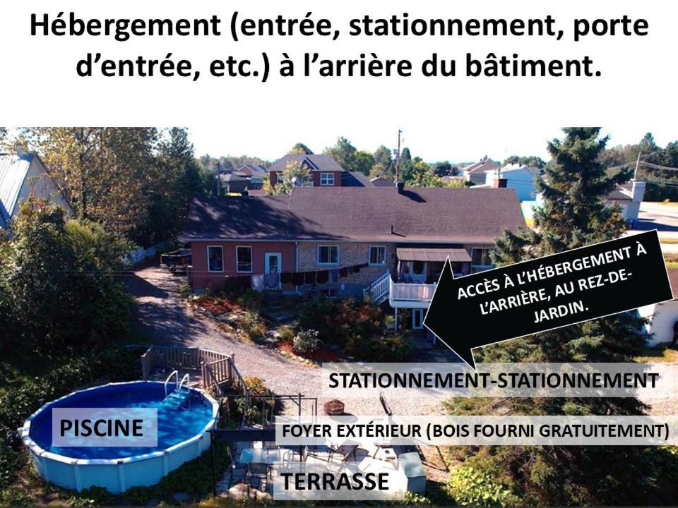 Au Pied Des Monts-Valin, Hebergement Touristique Saint-Honore Luaran gambar